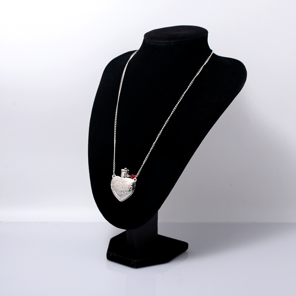 Love Potion Heart Bottle Pendant Necklace