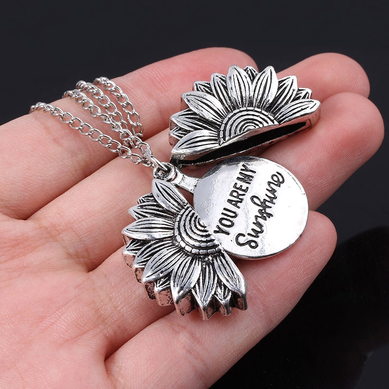 Sunflower Pendant Necklace