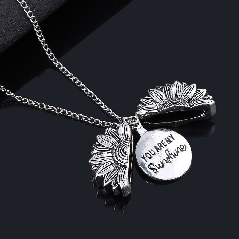 Sunflower Pendant Necklace