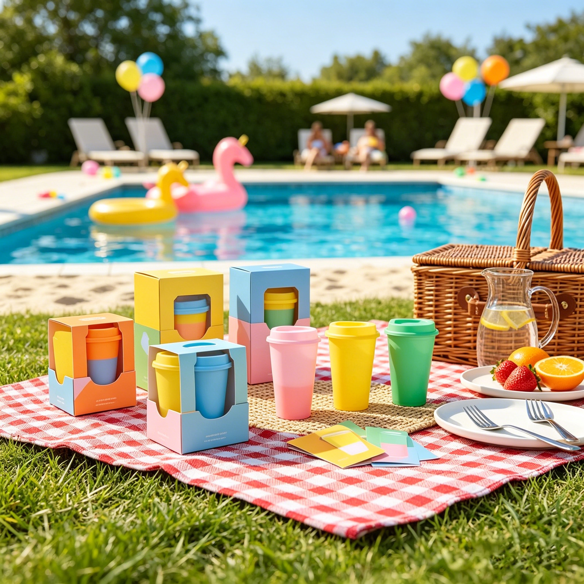 Custom 16oz Reusable Plastic Tumbler with Leakproof Lid & Straw