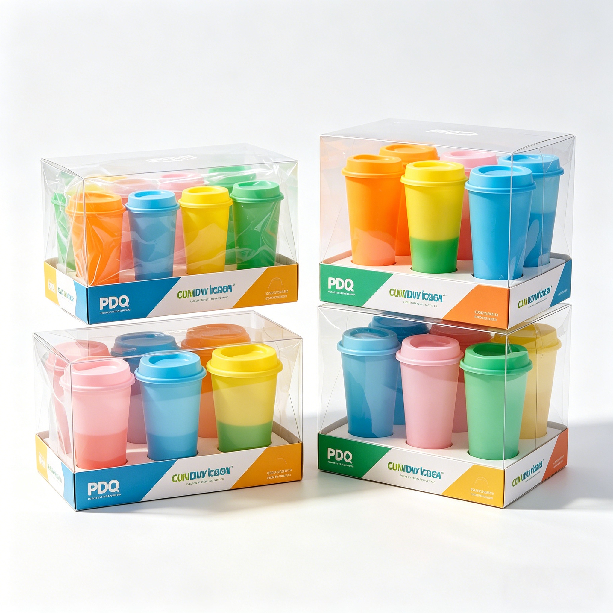 Custom 16oz Reusable Plastic Tumbler with Leakproof Lid & Straw