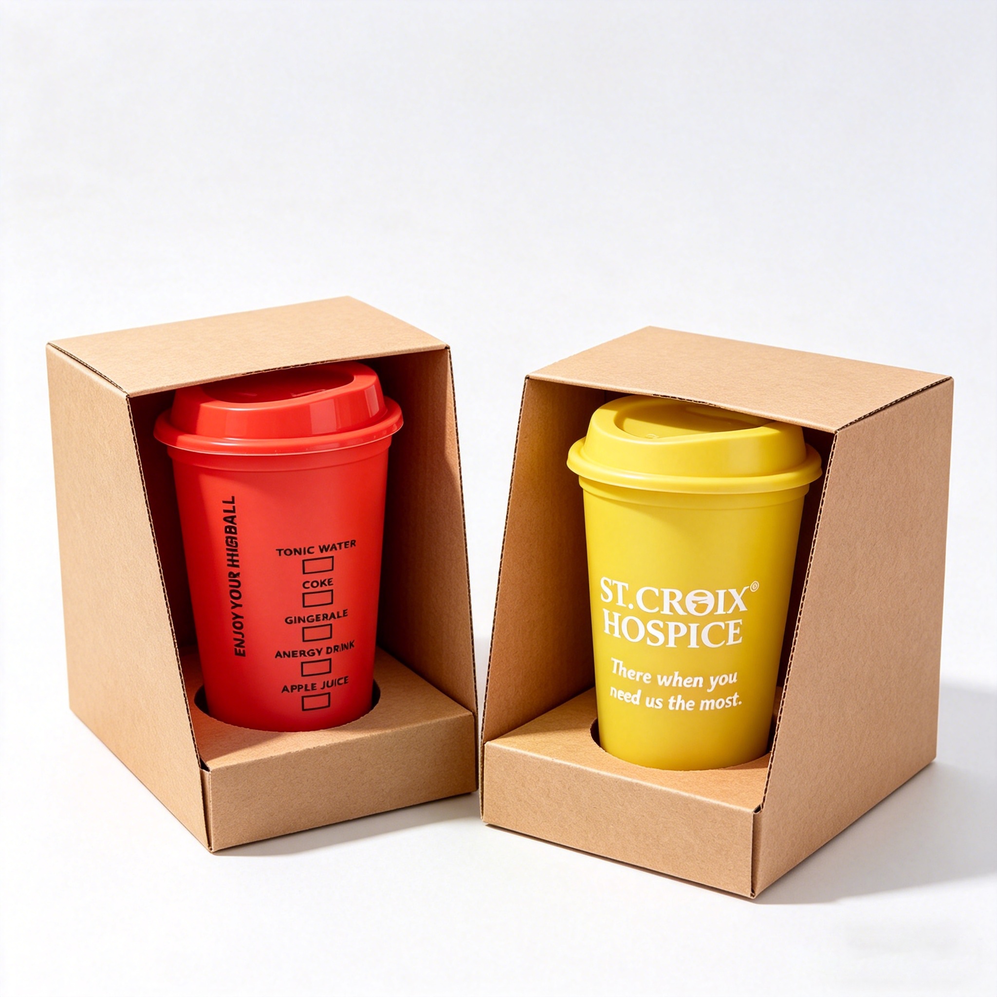 Custom 16oz Reusable Plastic Tumbler with Leakproof Lid & Straw