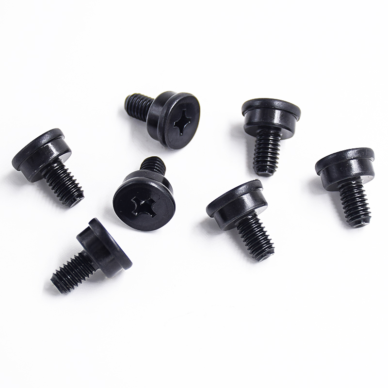 Non-Standard Blackened Cross-Step Screws