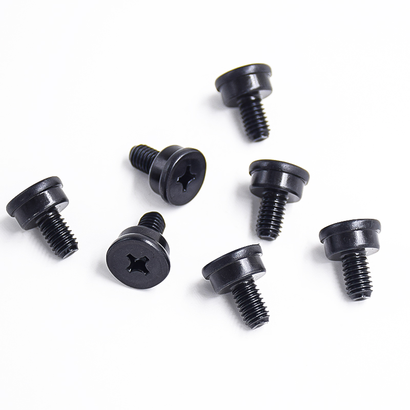 Non-Standard Blackened Cross-Step Screws