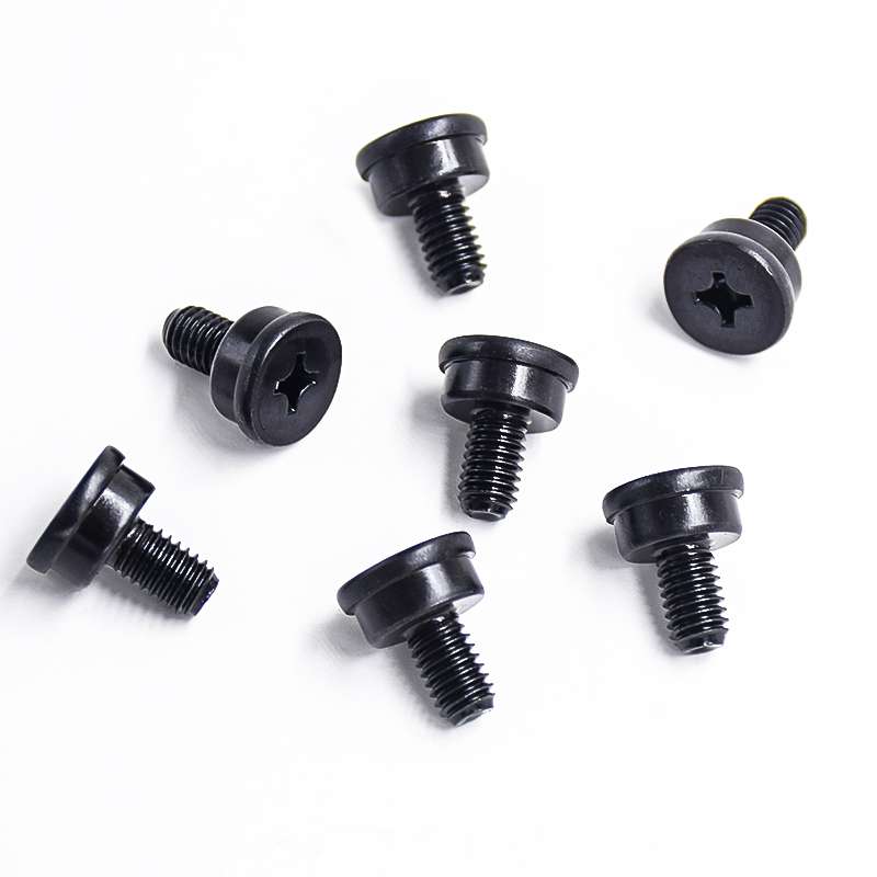 Non-Standard Blackened Cross-Step Screws