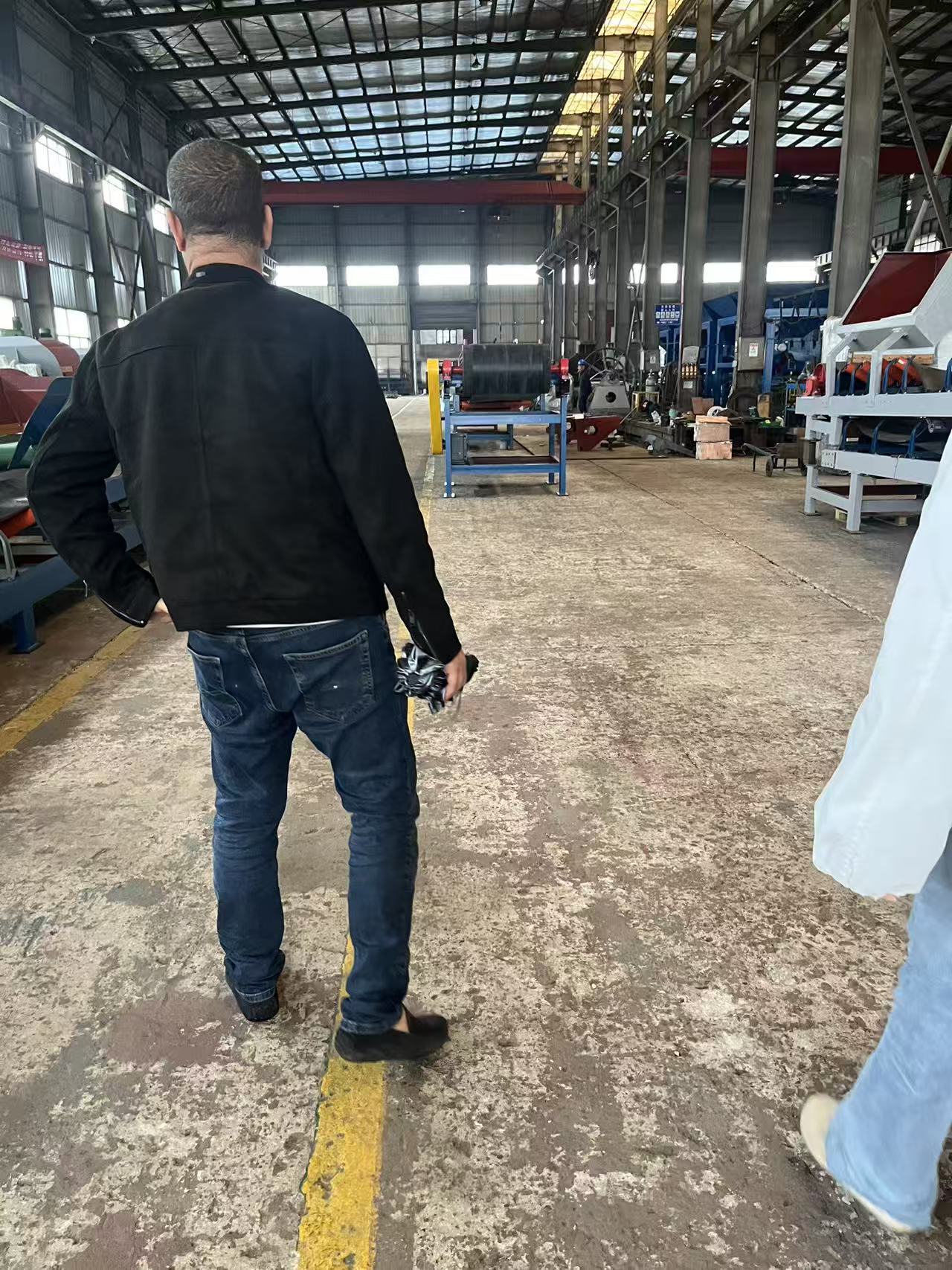 Algerian client visits