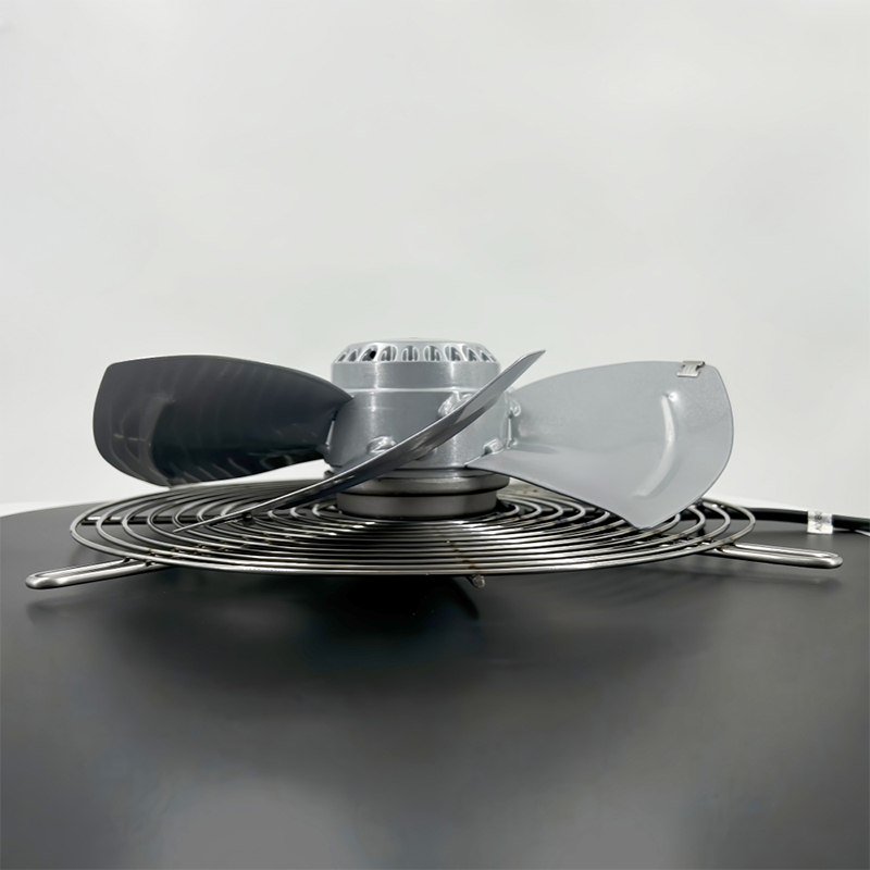 Stainless Steel Silver-colored Axial Fan