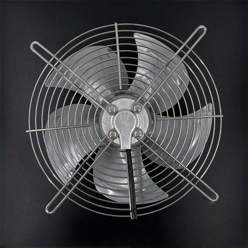 Stainless Steel Silver-colored Axial Fan