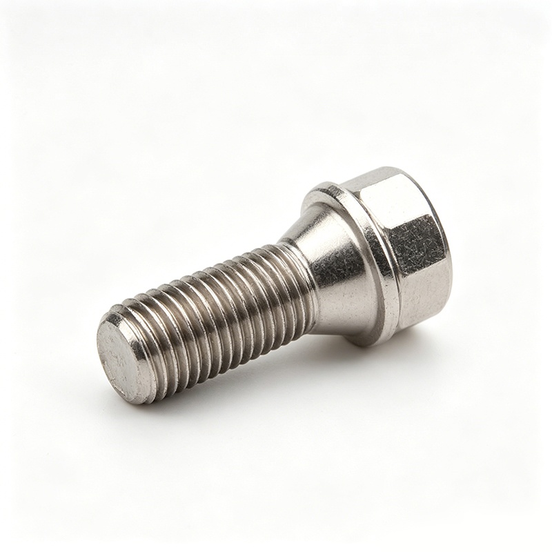Non-Standard Titanium Alloy Wheel Hub Bolts With Flange Or Tapered Design