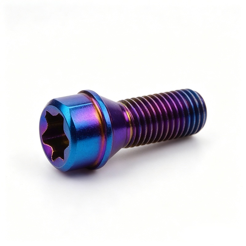 Non-Standard Titanium Alloy Wheel Hub Bolts With Flange Or Tapered Design