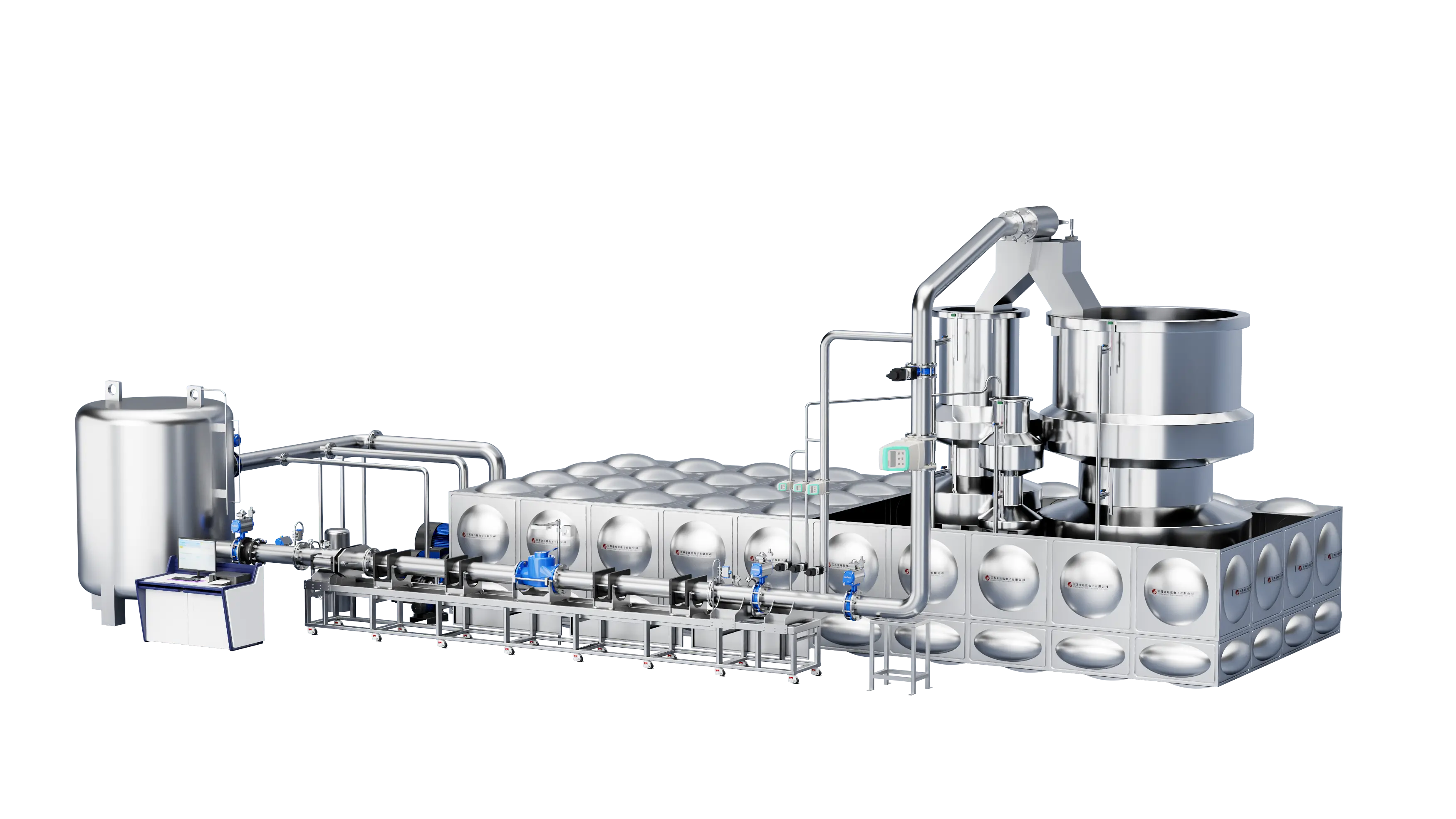 DN50-D200 Fully Automatic Water Meter Test Bench (Tube-Replacement-Volumetric Method+Standard Meter Method)