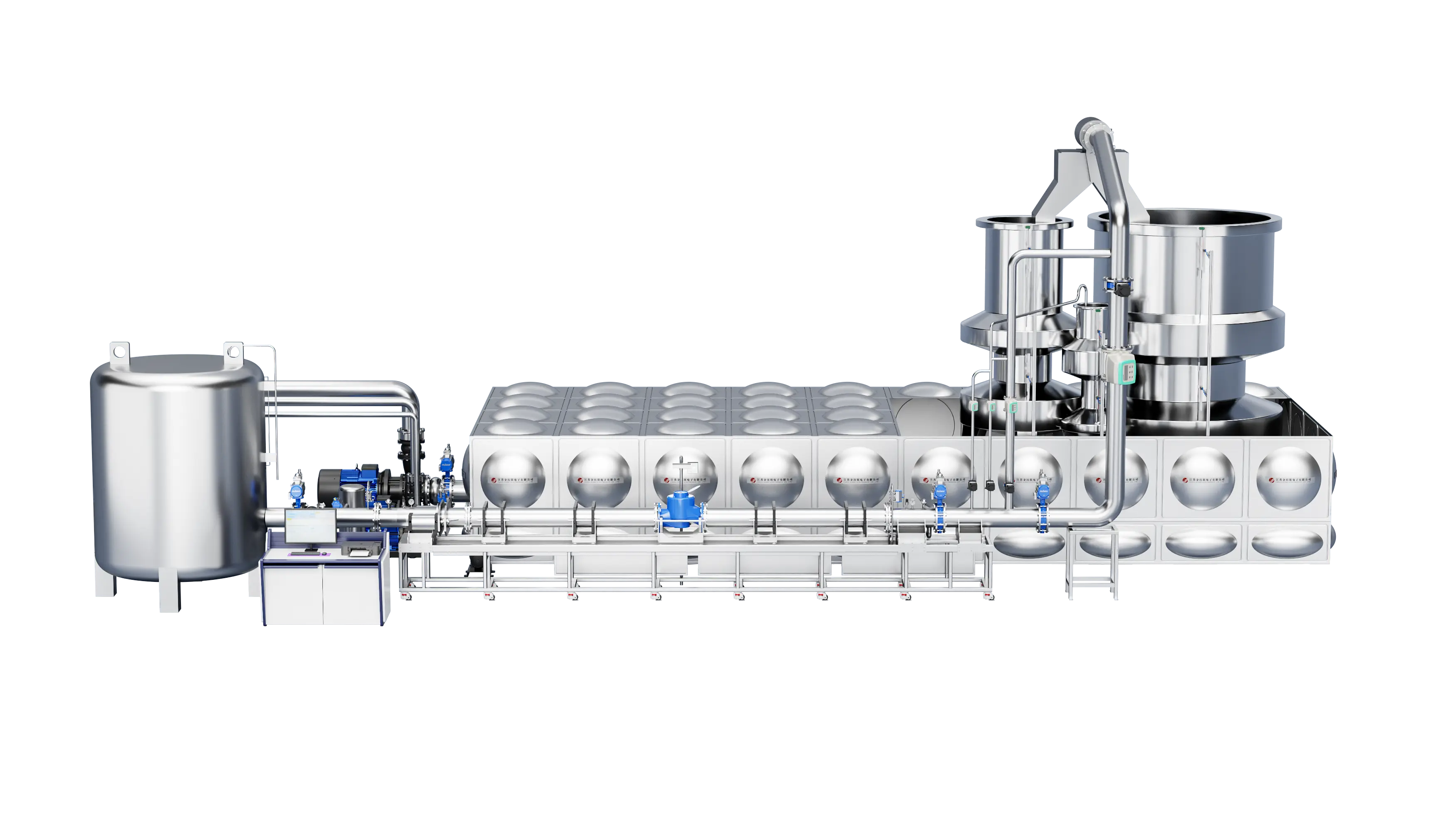 DN50-D200 Fully Automatic Water Flow Calibration Device (Tube-Replacement-Volumetric Method+Standard Meter Method)