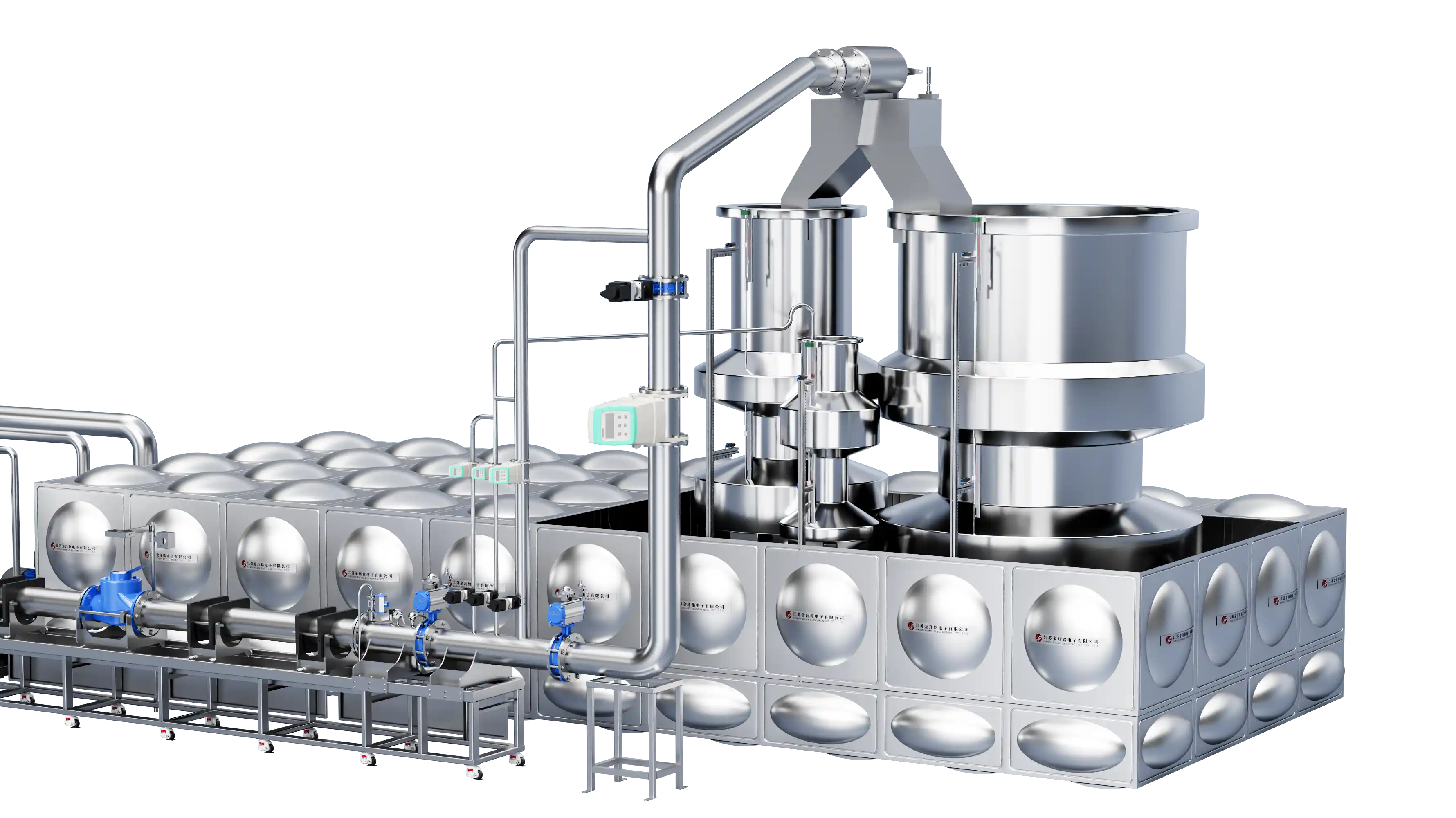 DN50-D200 Fully Automatic Water Flow Calibration Device (Tube-Replacement-Volumetric Method+Standard Meter Method)