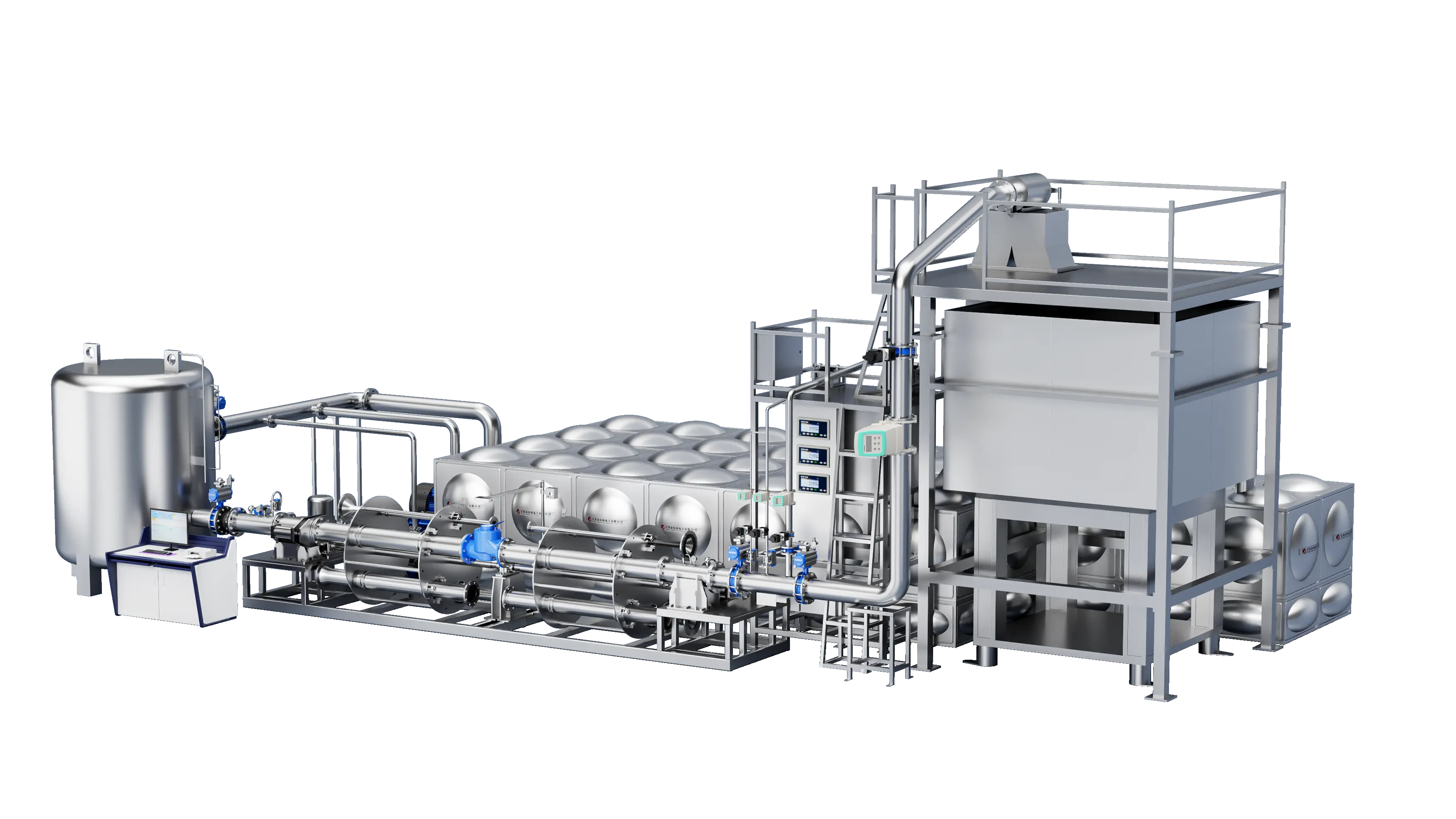 DN50-D200 Fully Automatic Water Flow Calibration Device (Rotary type - Mass Method)