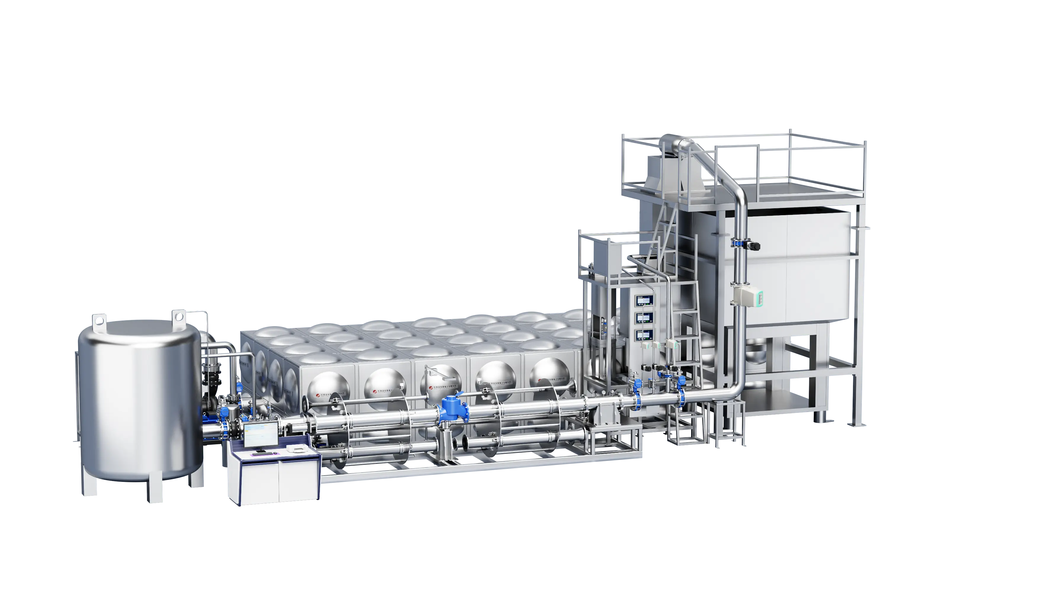 DN50-D200 Fully Automatic Water Flow Calibration Device (Rotary type - Mass Method)