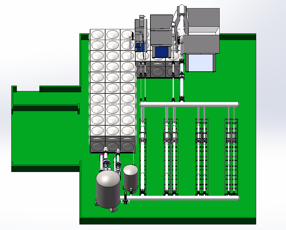 DN50-D200 Fully Automatic Water Flow Calibration Device (Flat Layout Type - Volumetric Method)