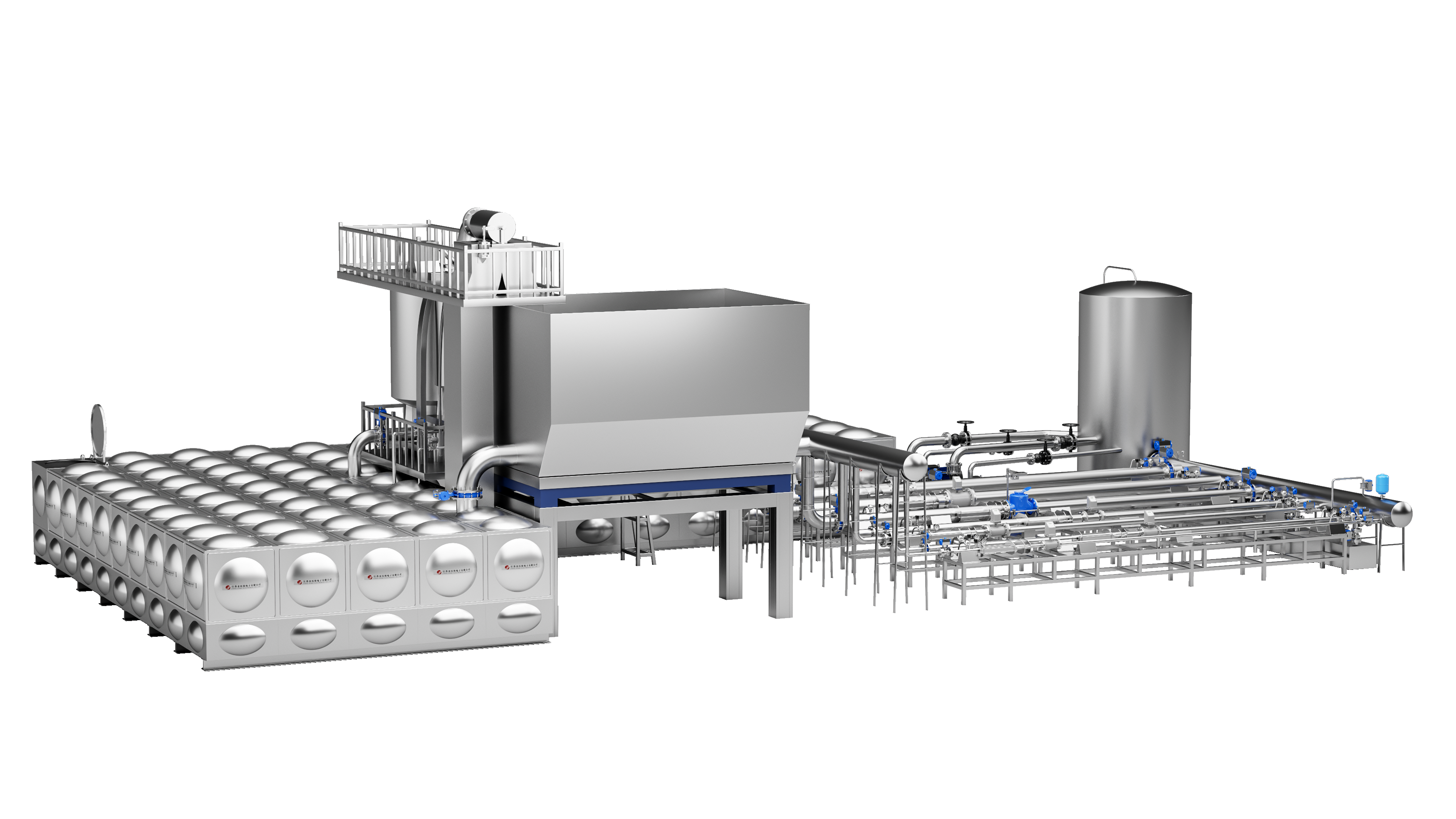 DN50-D300 Fully Automatic Water Flow Calibration Device (Flat Layout Type - Mass Method）