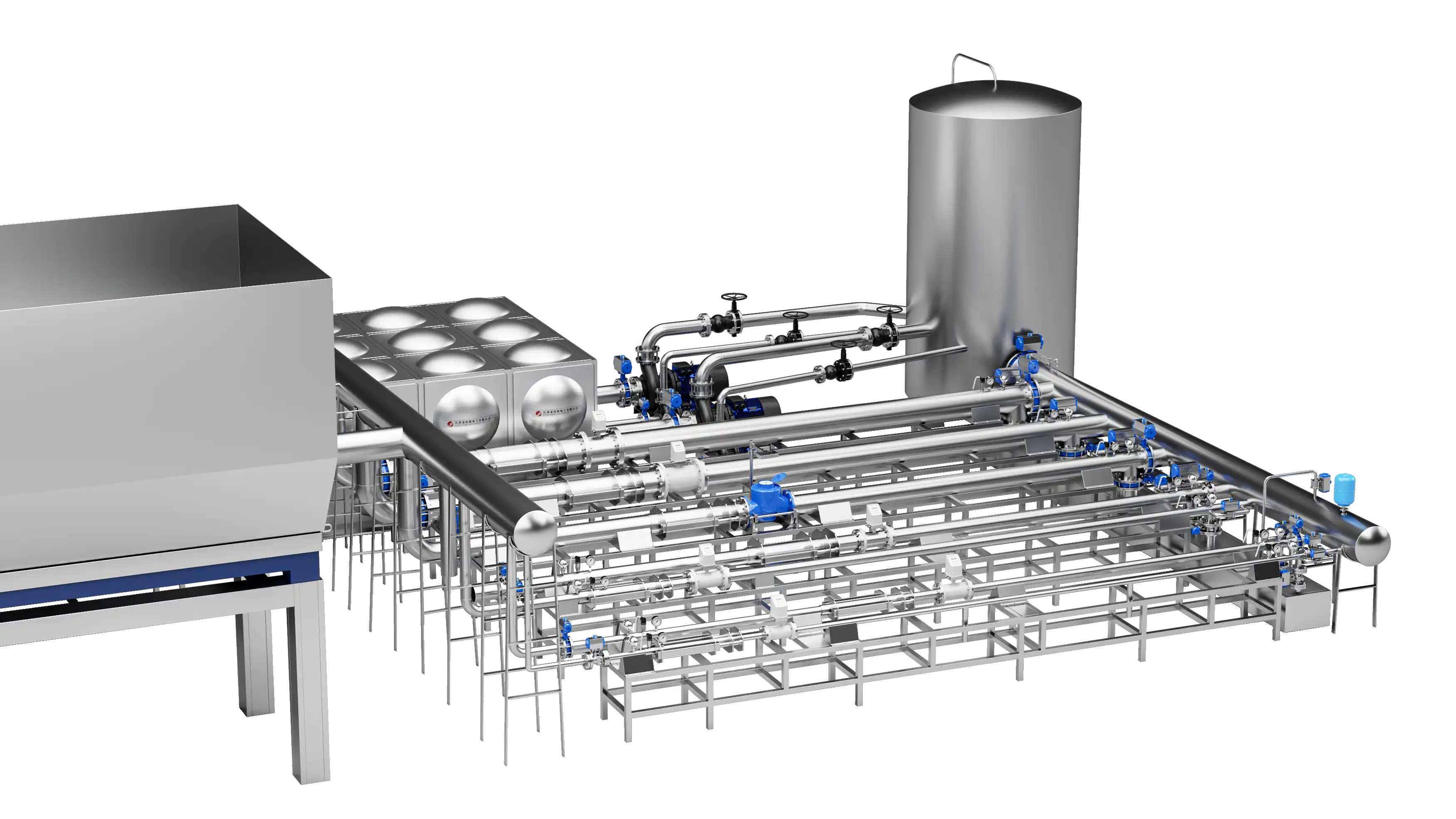 DN50-D300 Fully Automatic Water Flow Calibration Device (Flat Layout Type - Volumetric Method）