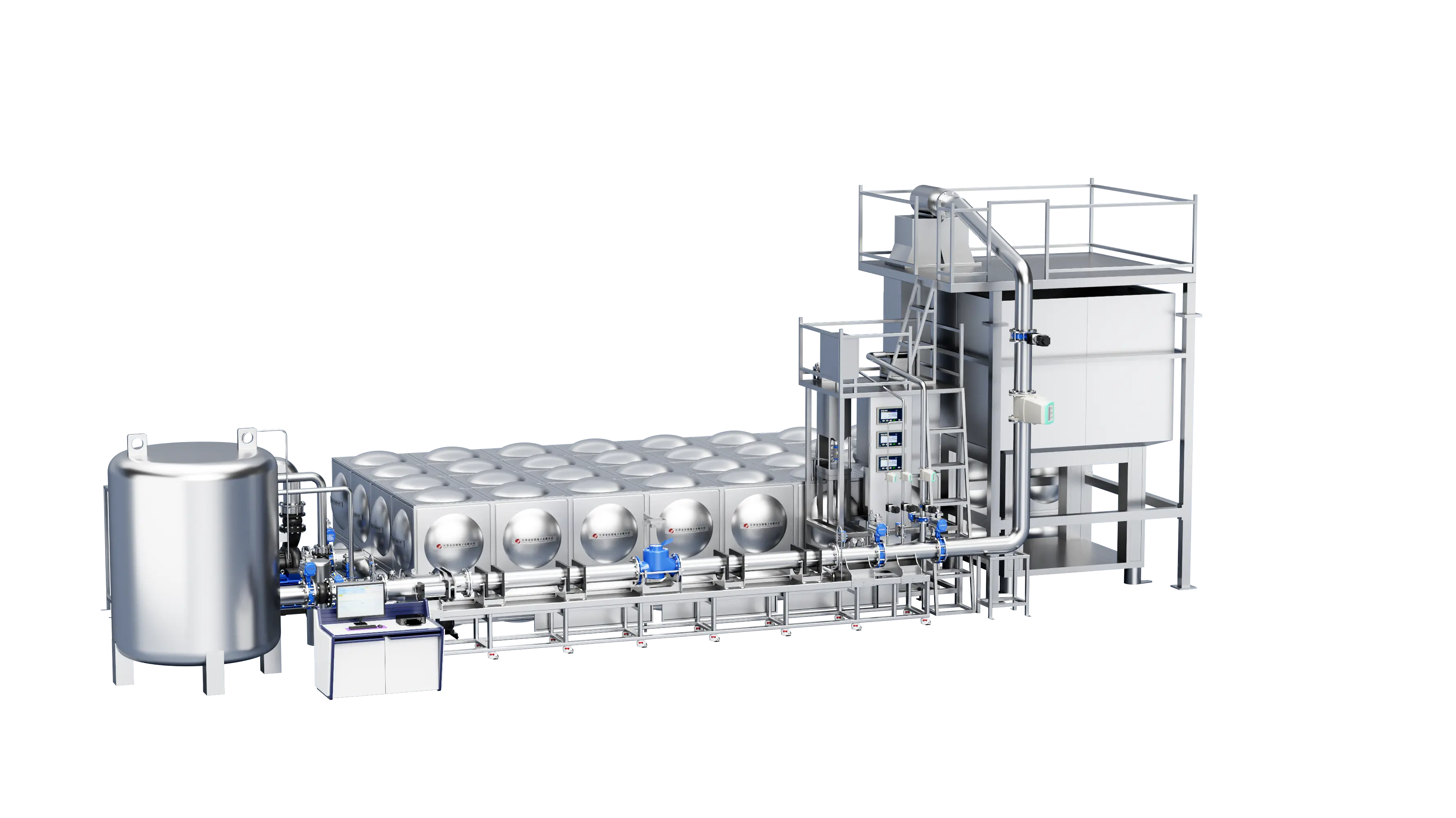 DN50-D200 Fully Automatic Heat Meter Test Bench (Tube-Replacement - Mass Method+Standard Meter Method)