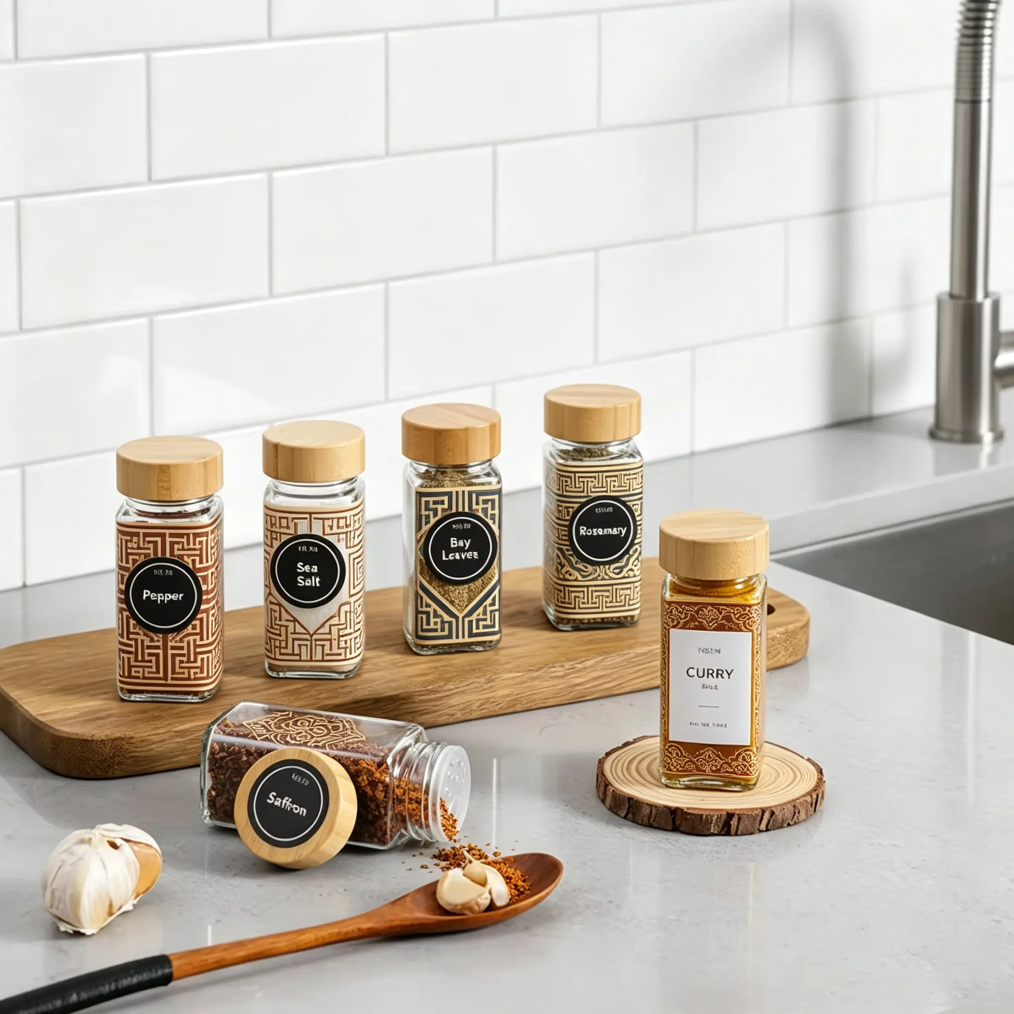 Wholesale Spice Jars With Bamboo Lids