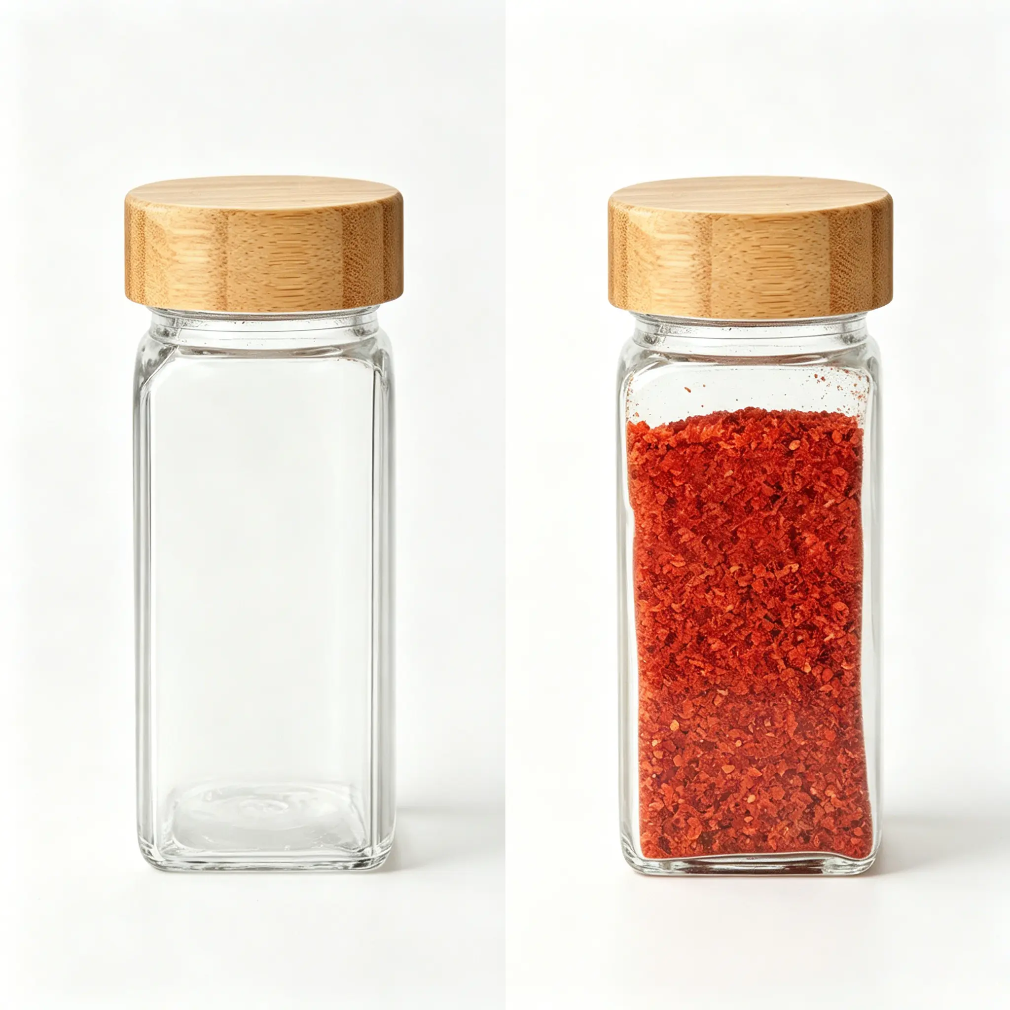 Wholesale Spice Jars With Bamboo Lids