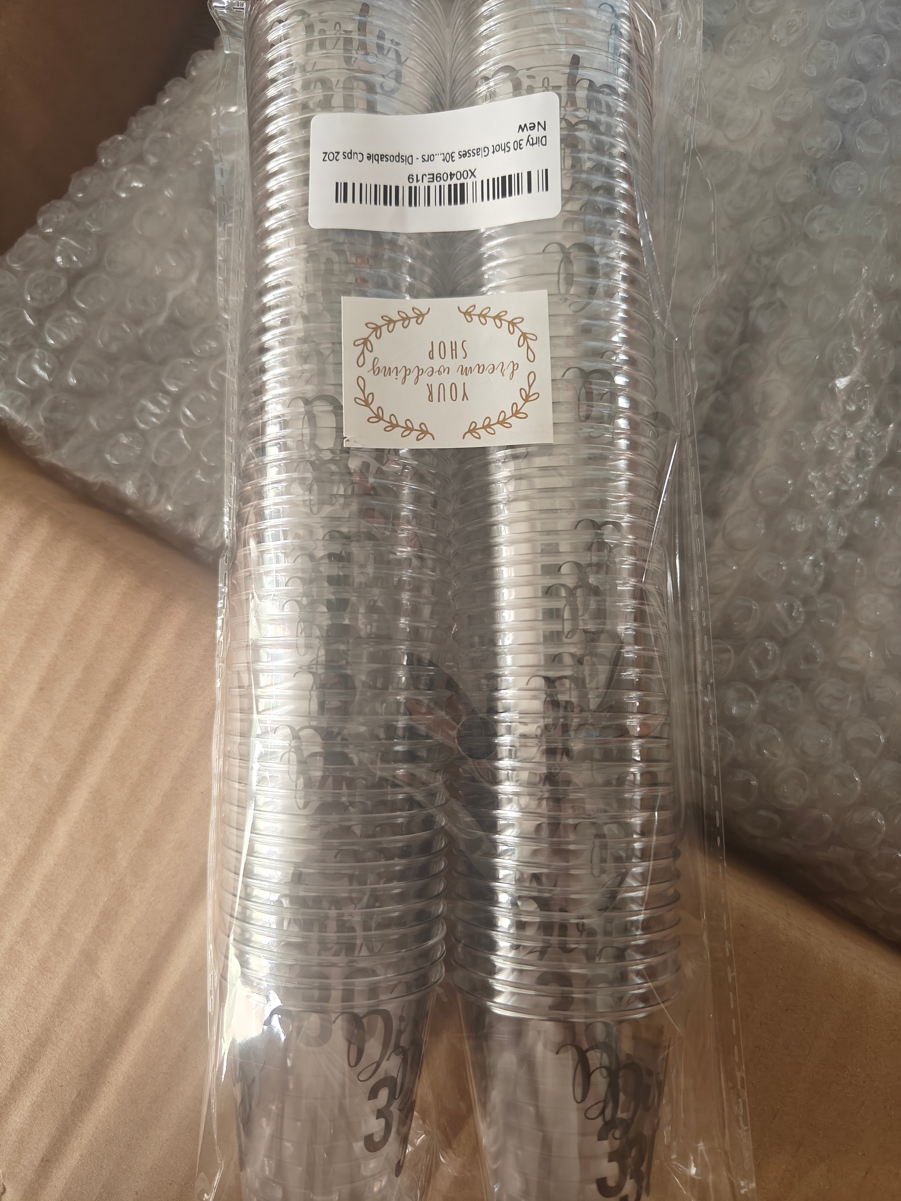 Plastic Shot Glasses &ndash; 30ml to 250ml