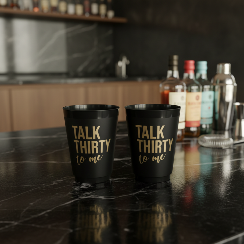 16oz Frosted Plastic Party & Outdoor Cups