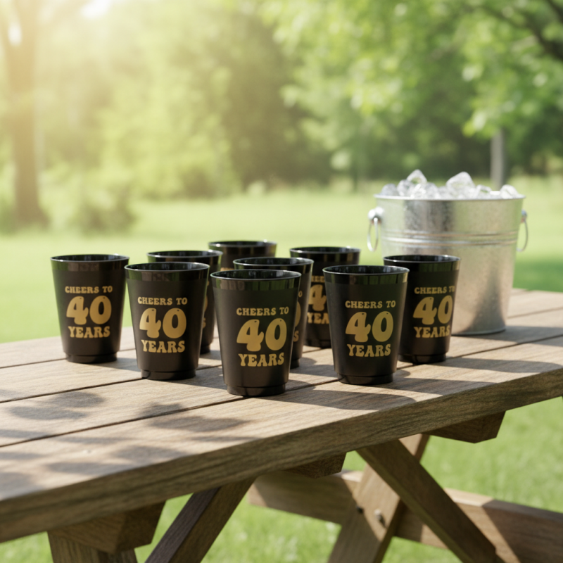 16oz Frosted Plastic Party & Outdoor Cups