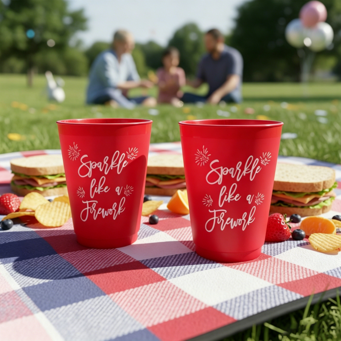 16oz Frosted Plastic Party & Outdoor Cups