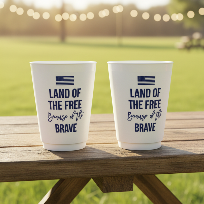 16oz Frosted Plastic Party & Outdoor Cups