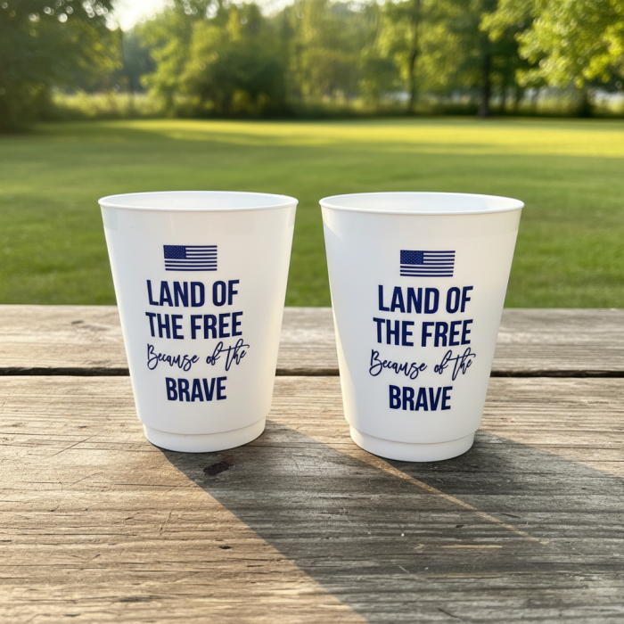 16oz Frosted Plastic Party & Outdoor Cups