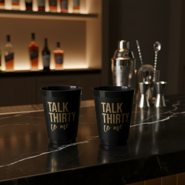 16oz Frosted Plastic Party & Outdoor Cups