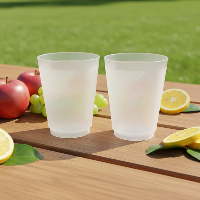 Custom 16oz Frosted Plastic Cup