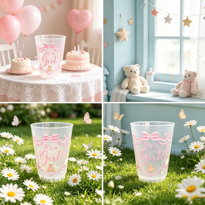 Custom 16oz Frosted Plastic Cup