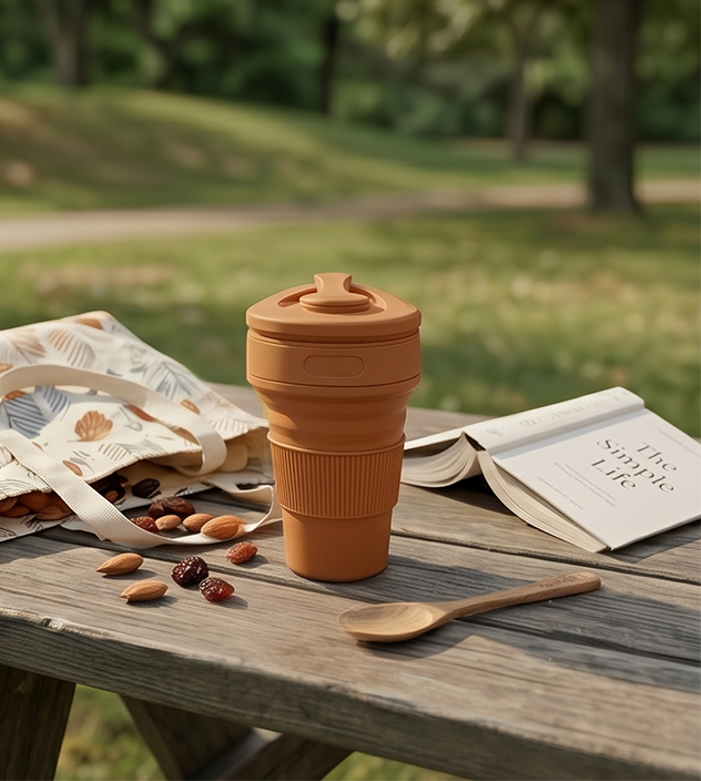 Portable Travel Mug with Lid