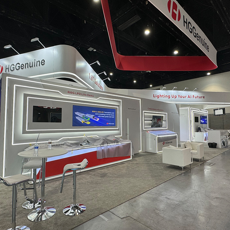 Custom Modular Double Deck Booth For North American Trade Shows