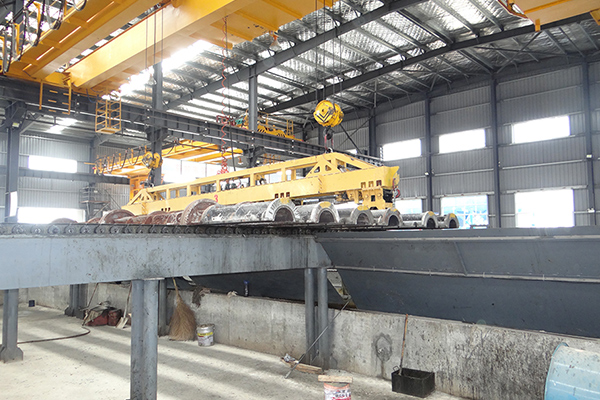 Launched Automated Precast Concrete Production Line Solution
