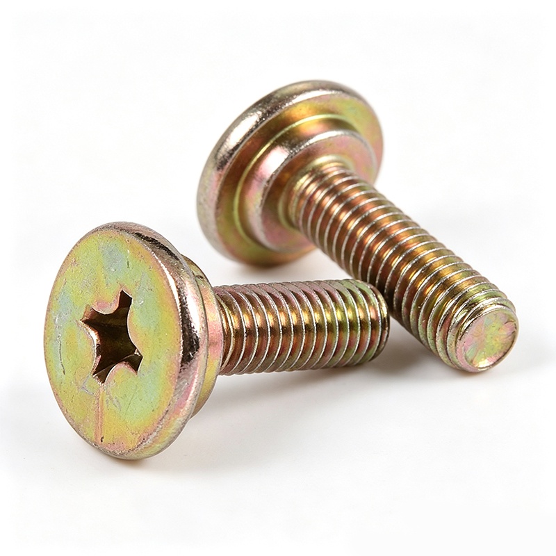 Stainless Steel Round Head Cross Step Screws