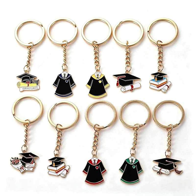 Commemorative Metal Graduation Keychain