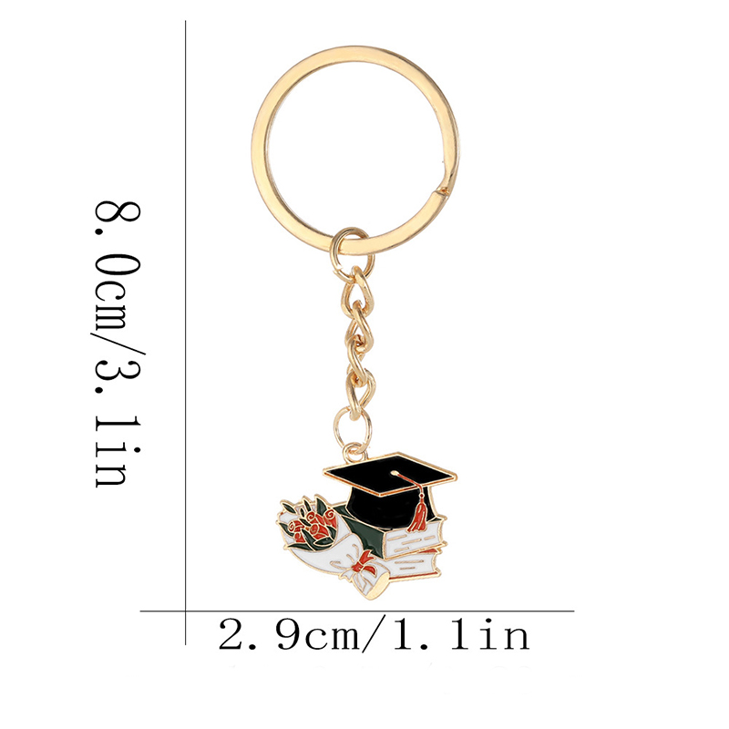 Commemorative Metal Graduation Keychain
