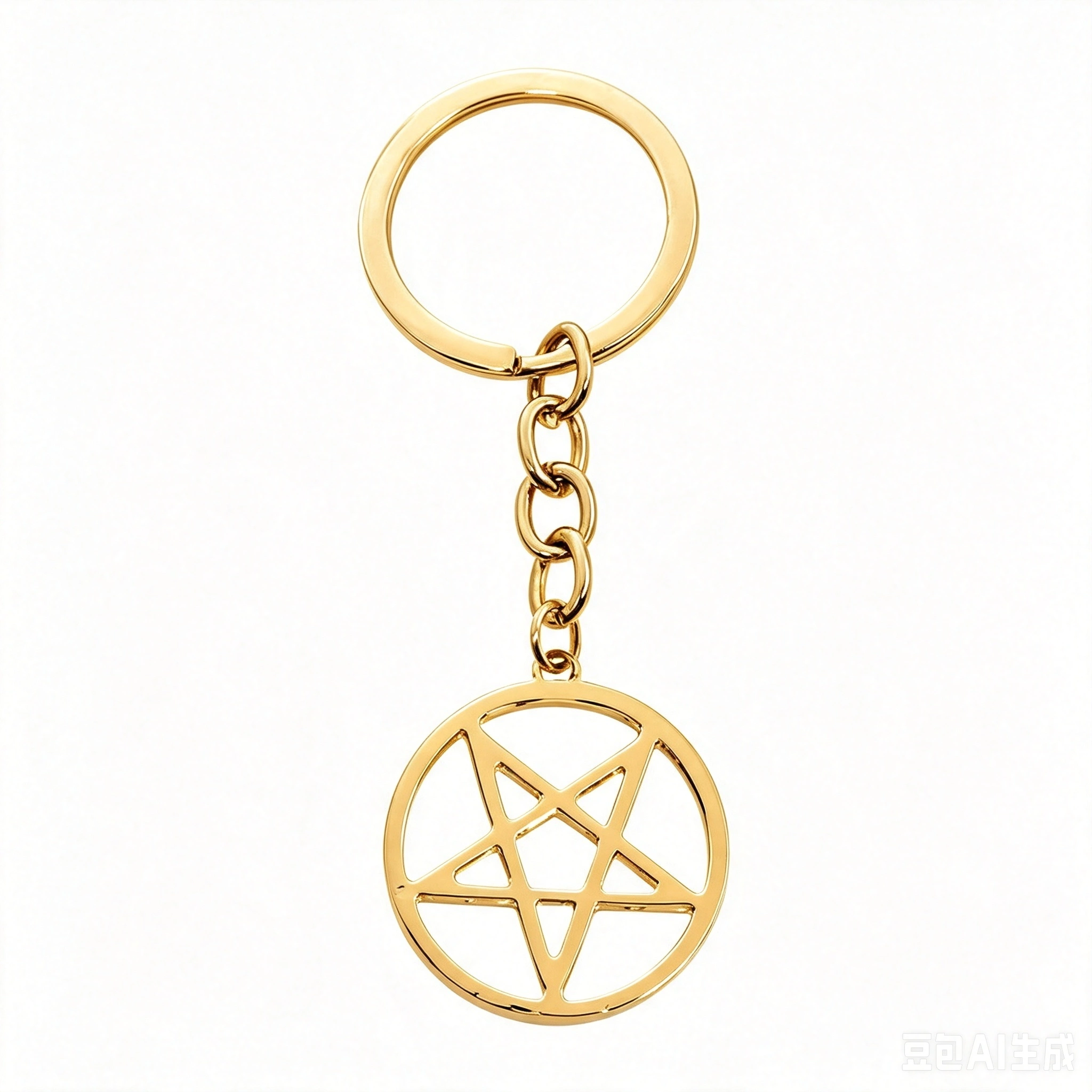Custom Logo Hollow Out Cutting Shape Metal Key Chain