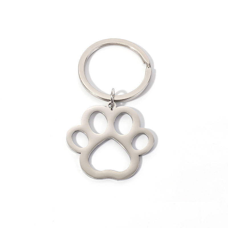 Custom Logo Hollow Out Cutting Shape Metal Key Chain