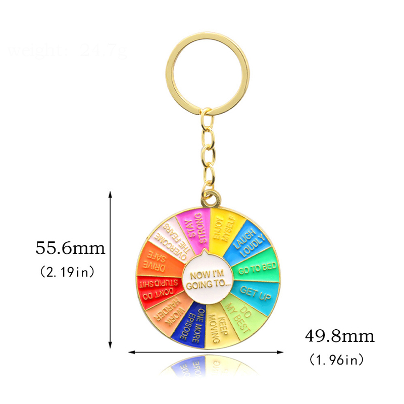 Decision Spinner Keychain