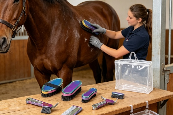 New Arrival‑NL13716 5‑Piece Horse Grooming Kit