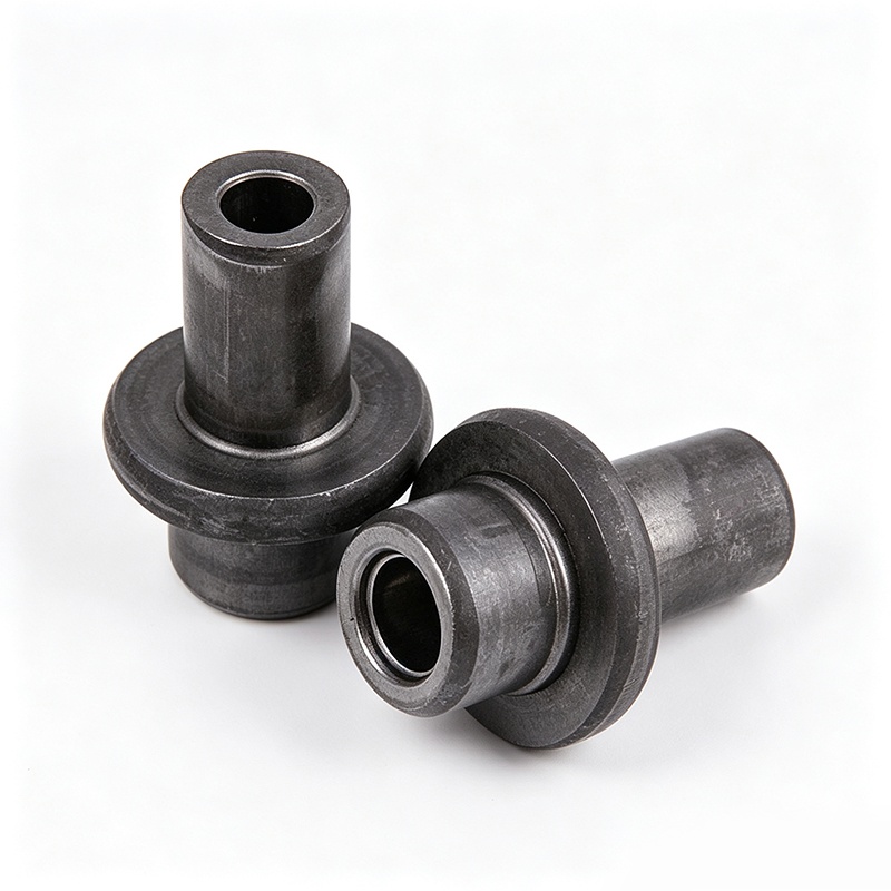 CNC Machined Bronze Flanged Bushing with Self Lubricating Wear Resistance
