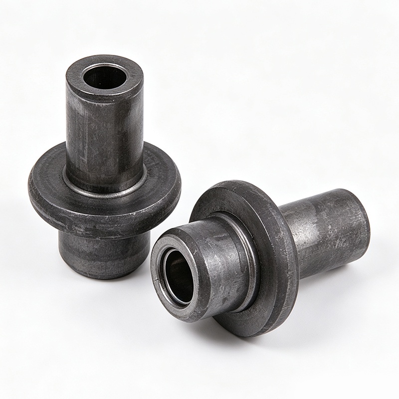 CNC Machined Bronze Flanged Bushing with Self Lubricating Wear Resistance