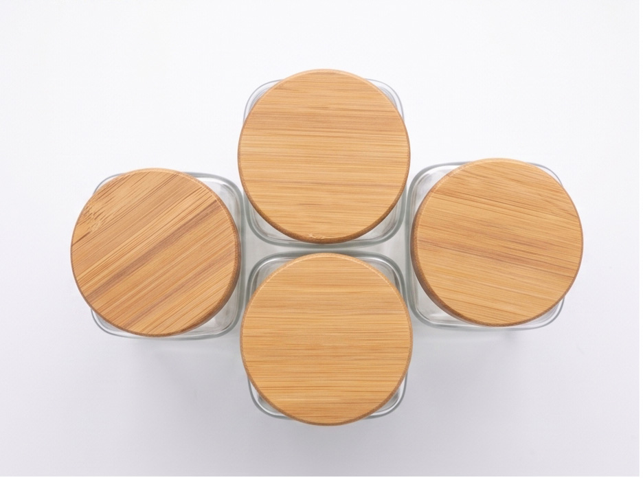 Sustainable Glass Spice Jars