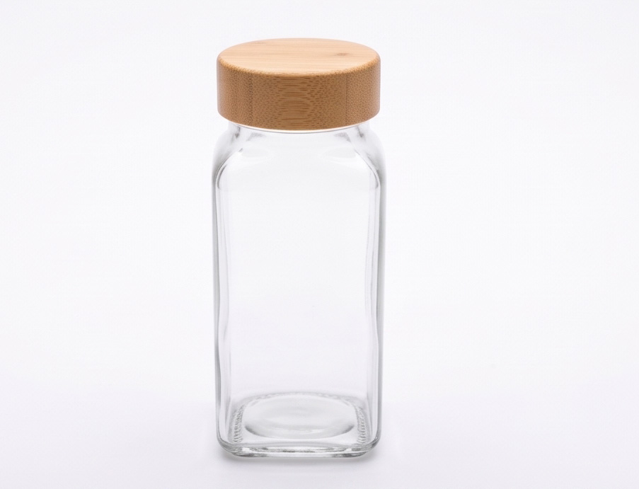 Sustainable Glass Spice Jars