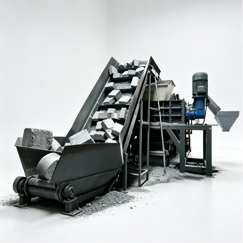 Primary Metal Scrap Crushing Machine For Recycling Smelting Production Equipment