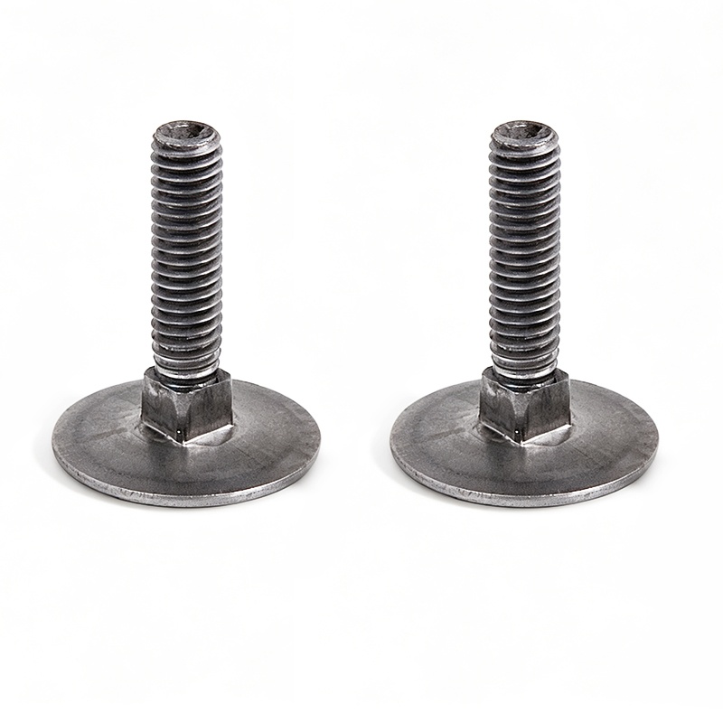 Flat Head Square Neck Adjusting Bolts with Flat Head Fasteners for Furniture and Machinery